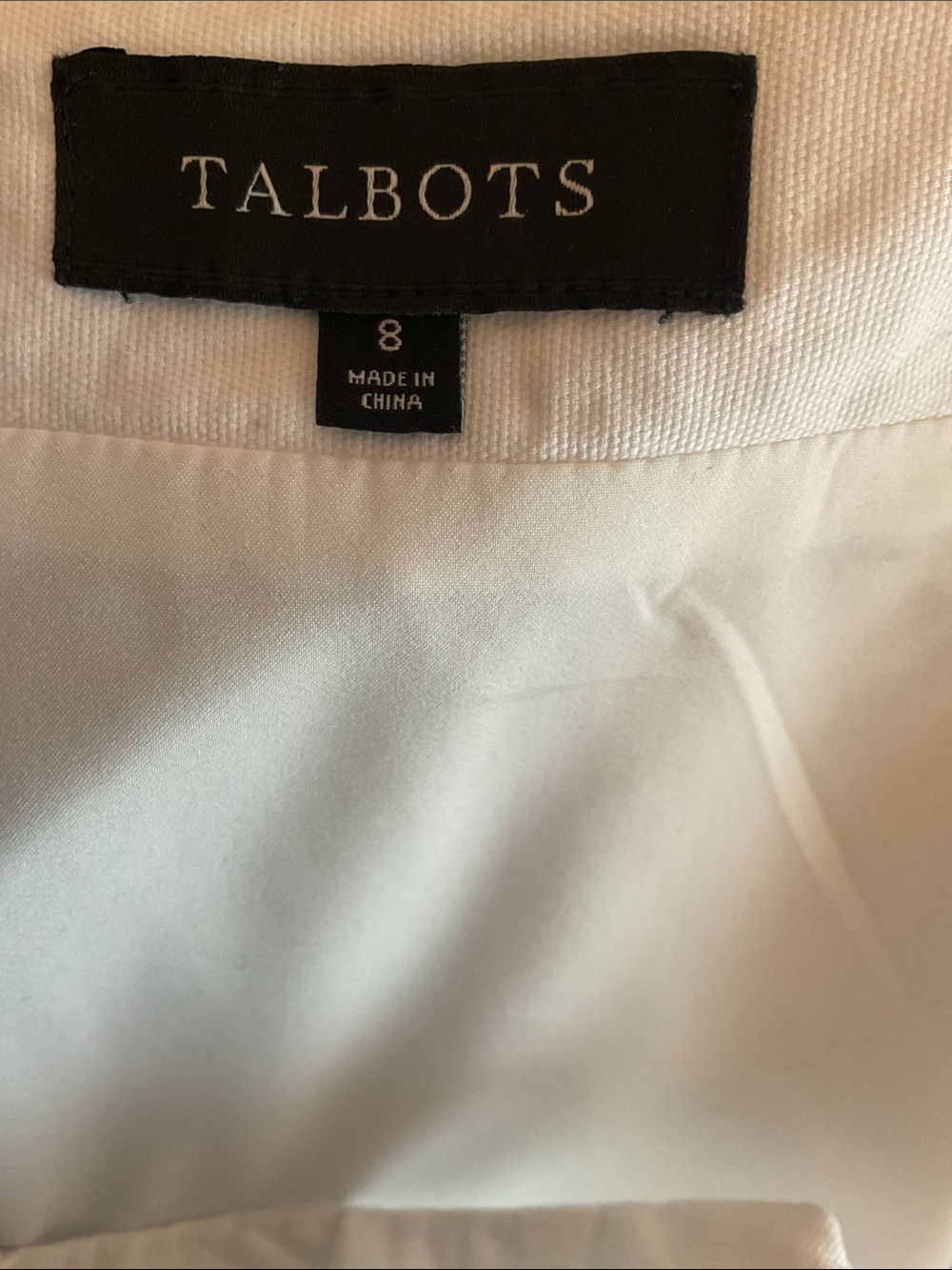 Talbots Scalloped Edge Skirt - Picture 6 of 8